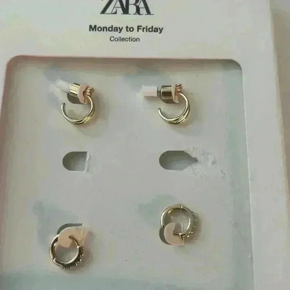 🔥🔥zara mini hoop earrings - Picture 3 of 4